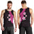 Polynesian Men Tank Top With Plumeria Flower Pink LT6 - Polynesian Pride