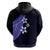 Polynesian Hoodie With Plumeria Flower Blue LT6 - Polynesian Pride