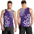 Hawaii Summer Men Tank Top Mix Polynesian Purple LT6 - Polynesian Pride