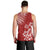 Hawaii Summer Men Tank Top Mix Polynesian Red LT6 - Polynesian Pride