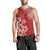 Hawaii Summer Men Tank Top Mix Polynesian Red LT6 - Polynesian Pride