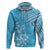 Hawaii Summer Hoodie Mix Polynesian Light Blue LT6 Pullover Hoodie Blue - Polynesian Pride