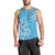 Hawaii Summer Men Tank Top Mix Polynesian Light Blue LT6 - Polynesian Pride