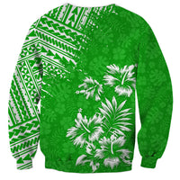Hawaii Summer Sweatshirt Mix Polynesian Green LT6 - Polynesian Pride