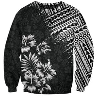 Hawaii Summer Sweatshirt Mix Polynesian Black LT6 Unisex Black - Polynesian Pride