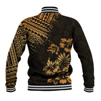 Hawaii Summer Baseball Jacket Mix Polynesian Gold LT6 - Polynesian Pride