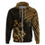 Hawaii Summer Hoodie Mix Polynesian Gold LT6 Zip Hoodie Gold - Polynesian Pride