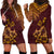 Hawaii Summer Hoodie Dress Mix Polynesian Brown LT6 - Polynesian Pride