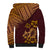 Hawaii Summer Sherpa Hoodie Mix Polynesian Brown LT6 - Polynesian Pride