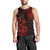 Hawaii Summer Men Tank Top Mix Polynesian Black-Red LT6 - Polynesian Pride