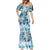 Polynesian Sea Turtle Mermaid Dress Tribal Blue LT6 - Polynesian Pride