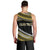 (Custom Personalised) Happy Fathers Day Polynesian Men Tank Top I Love You Dad Gold LT6 - Polynesian Pride