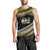 (Custom Personalised) Happy Fathers Day Polynesian Men Tank Top I Love You Dad Gold LT6 - Polynesian Pride