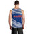 (Custom Personalised) Happy Fathers Day Samoa Men Tank Top I Love You Dad Blue LT6 - Polynesian Pride