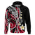 Plumeria Polynesian Hoodie Trending Red LT6 - Polynesian Pride