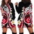 Plumeria Polynesian Hoodie Dress Trending Red LT6 - Polynesian Pride