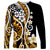 Plumeria Polynesian Long Sleeve Shirt Trending Gold LT6 Unisex Gold - Polynesian Pride