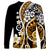 Plumeria Polynesian Long Sleeve Shirt Trending Gold LT6 - Polynesian Pride