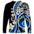 Plumeria Polynesian Long Sleeve Shirt Trending Blue LT6 - Polynesian Pride