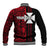 Custom Wallis and Futuna Baseball Jacket Polynesian Tribal Red LT6 - Polynesian Pride