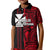 Custom Wallis and Futuna Kid Polo Shirt Polynesian Tribal Red LT6 Kid Red - Polynesian Pride