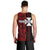 Custom Wallis and Futuna Men Tank Top Polynesian Tribal Red LT6 - Polynesian Pride