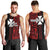 Custom Wallis and Futuna Men Tank Top Polynesian Tribal Red LT6 - Polynesian Pride