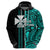 Custom Wallis and Futuna Hoodie Polynesian Tribal Green LT6 - Polynesian Pride