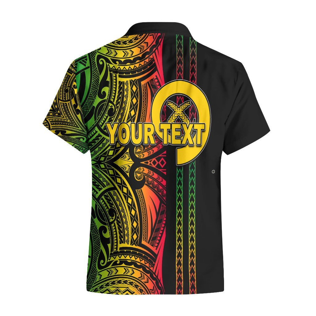 Custom Vanuatu Hawaiian Shirt Polynesian Tribal LT6 - Polynesian Pride