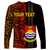 Custom Kiribati Long Sleeve Shirt Polynesian Tribal LT6 - Polynesian Pride