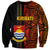 Custom Kiribati Sweatshirt Polynesian Tribal LT6 Unisex Red - Polynesian Pride