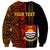 Custom Kiribati Sweatshirt Polynesian Tribal LT6 - Polynesian Pride