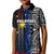 Custom Philippines Kid Polo Shirt Polynesian Tribal Black LT6 Kid Black - Polynesian Pride