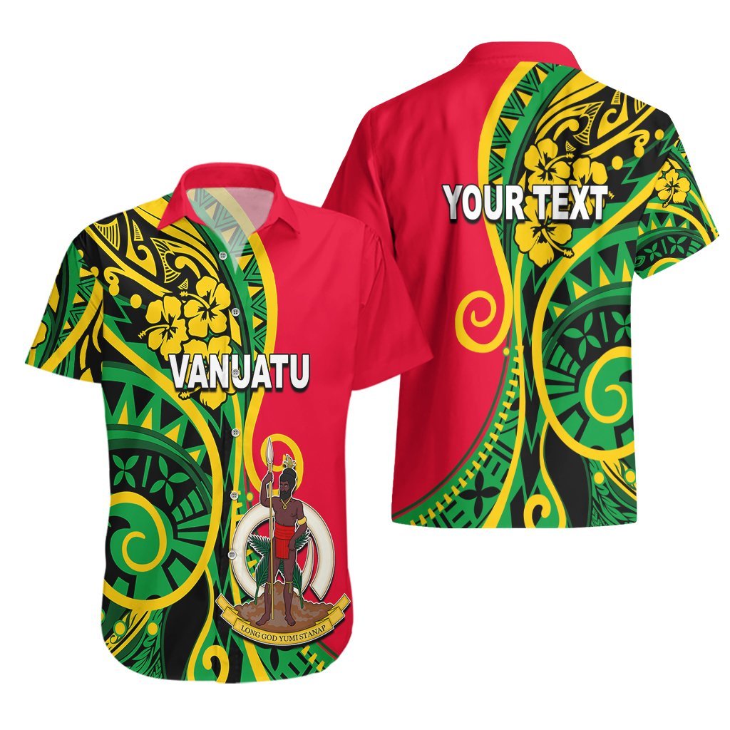 (Custom Personalised) Vanuatu Hawaiian Shirt Polynesian Patterns LT6 - Polynesian Pride