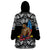 (Custom Personalised) Samoa Pride Wearable Blanket Hoodie Tribal Patterns Black LT6 - Polynesian Pride