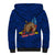 (Custom Personalised) Samoa Pride Sherpa Hoodie Simple Blue Style LT6 - Polynesian Pride