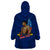 (Custom Personalised) Samoa Pride Wearable Blanket Hoodie Simple Blue Style LT6 - Polynesian Pride