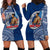 (Custom Personalised) Samoa Pride Hoodie Dress Polynesian Patterns Blue LT6 - Polynesian Pride