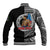 (Custom Personalised) Samoa Pride Baseball Jacket Polynesian Patterns Black LT6 - Polynesian Pride