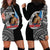 (Custom Personalised) Samoa Pride Hoodie Dress Polynesian Patterns Black LT6 - Polynesian Pride