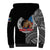 (Custom Personalised) Samoa Pride Sherpa Hoodie Polynesian Patterns Black LT6 - Polynesian Pride