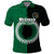 Custom Mitiaro Of Cook Islands Polo Shirt Mix Half Black LT6 Green - Polynesian Pride