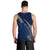 Polynesian Guam Men Tank Top with Coat Of Arms Claws Style - Blue LT6 - Polynesian Pride