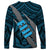 Polynesian Fiji Long Sleeve Shirt with Coat Of Arms Claws Style - Blue LT6 - Polynesian Pride