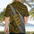 Polynesian Fiji Hawaiian Shirt with Coat Of Arms Claws Style - Gold LT6 - Polynesian Pride