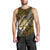 Polynesian Fiji Men Tank Top with Coat Of Arms Claws Style - Gold LT6 - Polynesian Pride