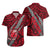 Polynesian Samoa Hawaiian Shirt with Coat Of Arms Claws Style - Red LT6 - Polynesian Pride