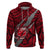 Polynesian Samoa Hoodie with Coat of Arms Claws Style Red LT6 Red - Polynesian Pride