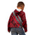 Polynesian Samoa Kid Hoodie with Coat Of Arms Claws Style - Red LT6 - Polynesian Pride