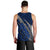 Polynesian Samoa Men Tank Top with Coat Of Arms Claws Style - Blue LT6 - Polynesian Pride